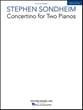 Concertino for Two Pianos piano sheet music cover